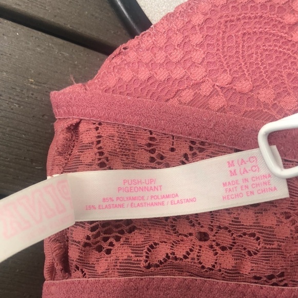NWOT PINK victoria’s secret lace bralette - Picture 6 of 6